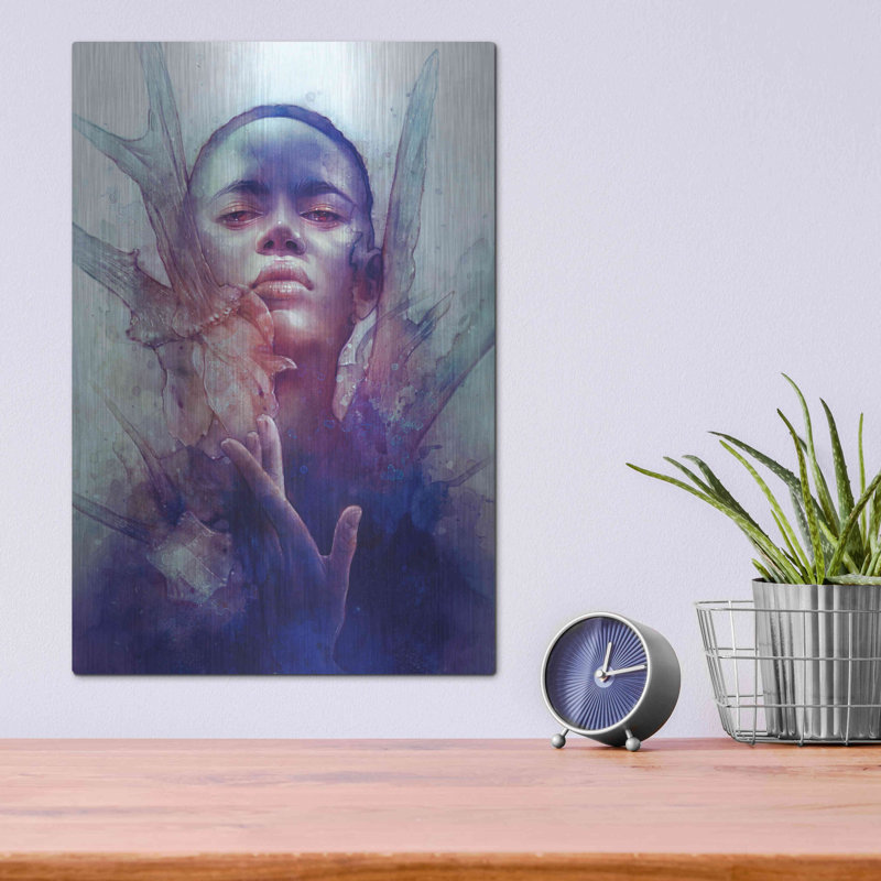 «Prey» par Anna Dittman, Walart en métal, H 16 po x l 12 po