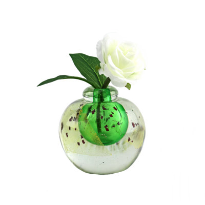 Vase d'art européen en verre Nancy