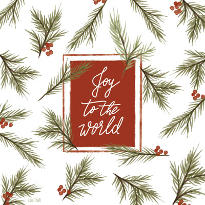 Joy to the world greenery