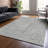 Clayra Gray Washable Indoor-Outdoor Rug - -1610084089