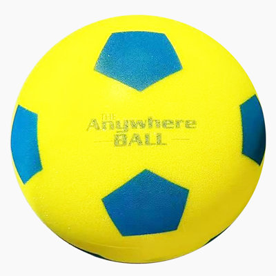Sports n'importe où: ballon de soccer silencieux - balle en mousse spongieuse de 8 po, taille 4, rebond réaliste, jeu intérieur et extérieur silencieux, imperméable, enfants de 3 ans et plus
