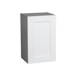Armoire murale 9 po x 24 po - porte simple - avec porte blanche brillante