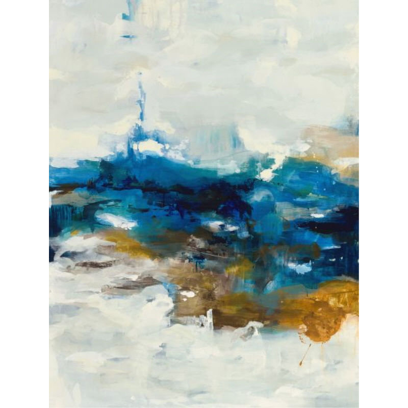 Far Ocean Painting by Samuel Kane, Outdoor, 71" H x 54" W x 1.5" D