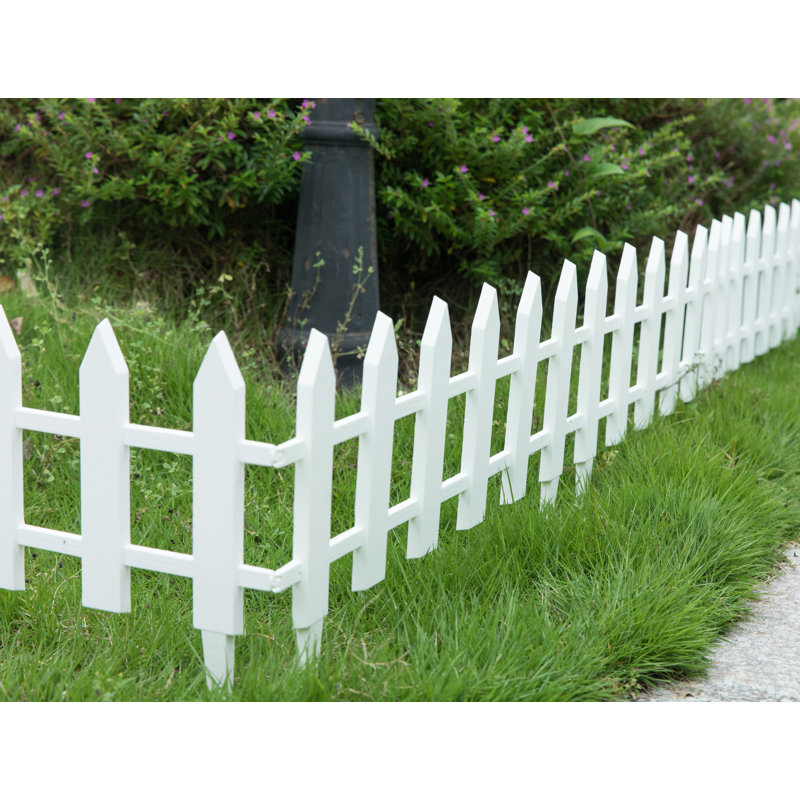Gardenised 2-ft H x 2-ft W White Vinyl Picket Fence Gate (Unassembled)