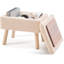 Petit tabouret d'appoint avec repose-pieds en bois-1303797757