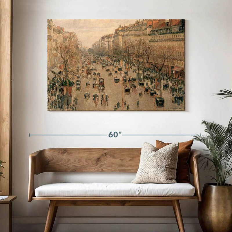 Sirci Boulevard Montmartre à Paris, H 32 po x l 48 po