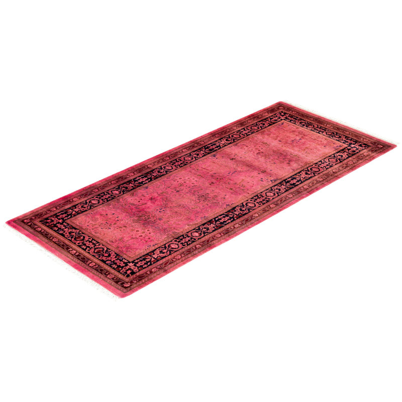 Fine Vibrance One-of-a-Kind 2' 7" X 6' 2" Hand Knotted Area Rug