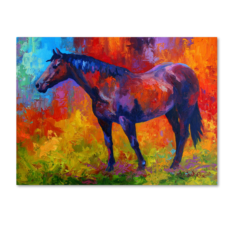 « bay mare i », reproduction sur toile tendue, H 18 po x l 24 po x P 2 po