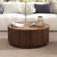 31.49" Round Storage Coffee Table-22655153