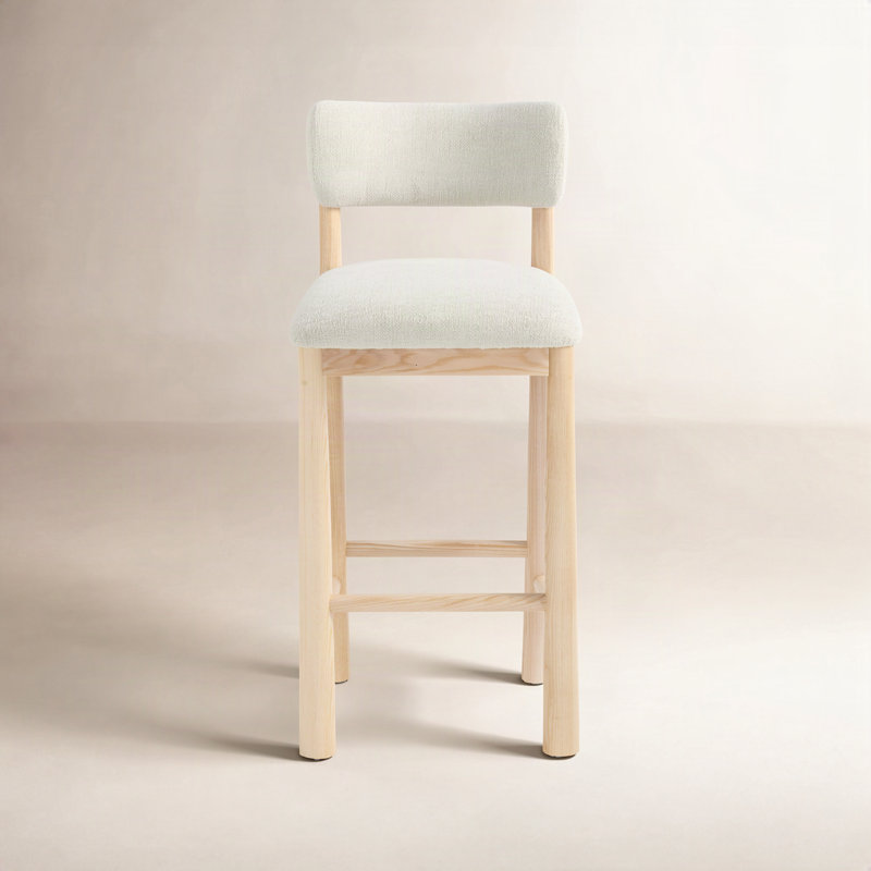 Tabouret Boston Boucle, Taupe, Tabouret de bar (siège d’une hauteur de 30 po)