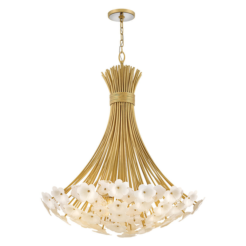 Marianne 8 - Light Steel Dimmable Chandelier