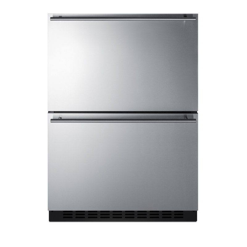 24" Wide Outdoor 2-Drawer All-Refrigerator, ADA Compliant (Panels not included)
