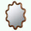 Miroir d'appoint 31 "x 30"