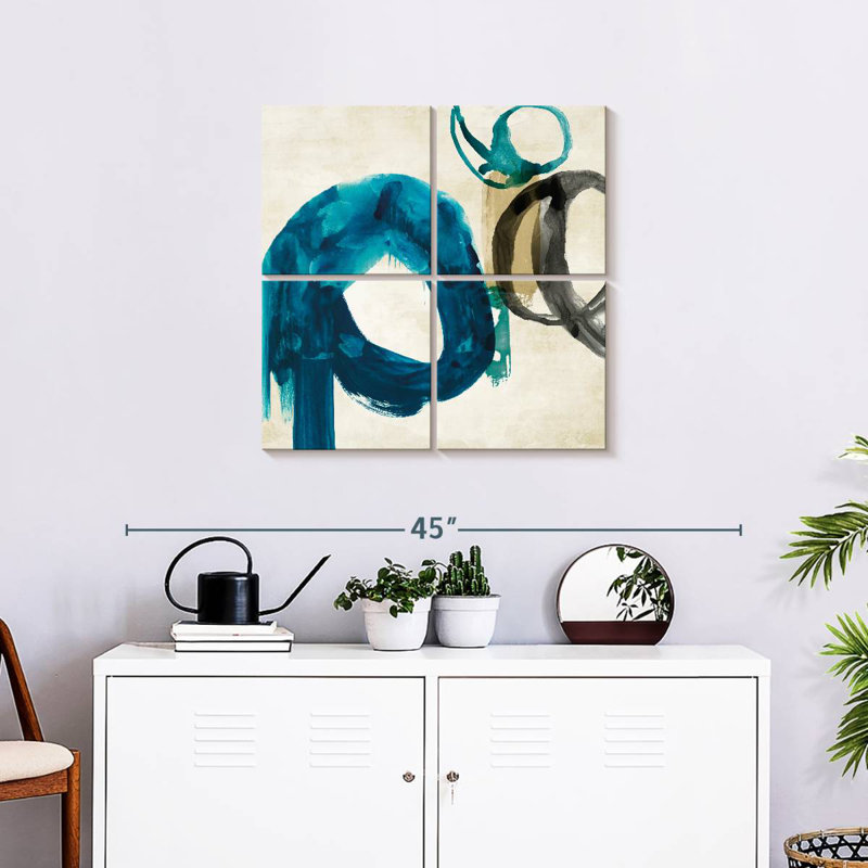 Blue Ring I, 57" H x 57" W