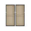 Toile, décoration murale de 2 - impressions noires dynamiques par Rain Shanks Decor Bold Prints, artiste pour l'intérieur
