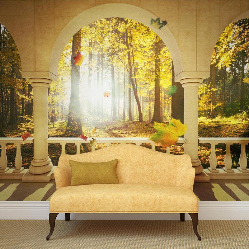 Murale «Dammien Dream about Autumnal Forest», L 121 po x l 157 po