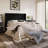 Modern Velvet Upholstered Platform Bed With Wooden Slats Wingback Headboard Included-513484947-513484945