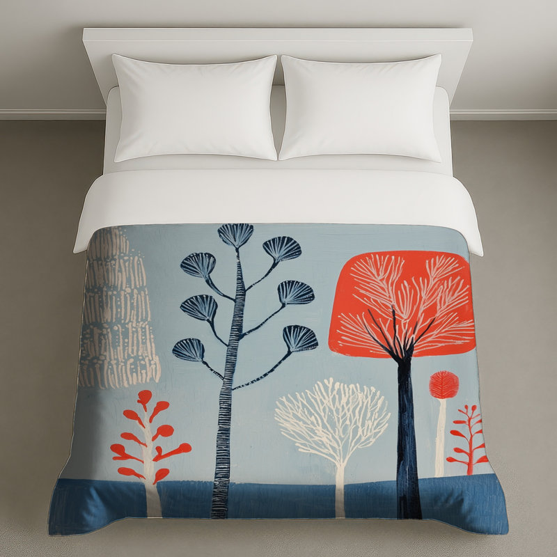Housse de couette Trees Bedding, Grand lit