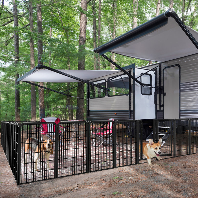 Enclos pour chien en métal