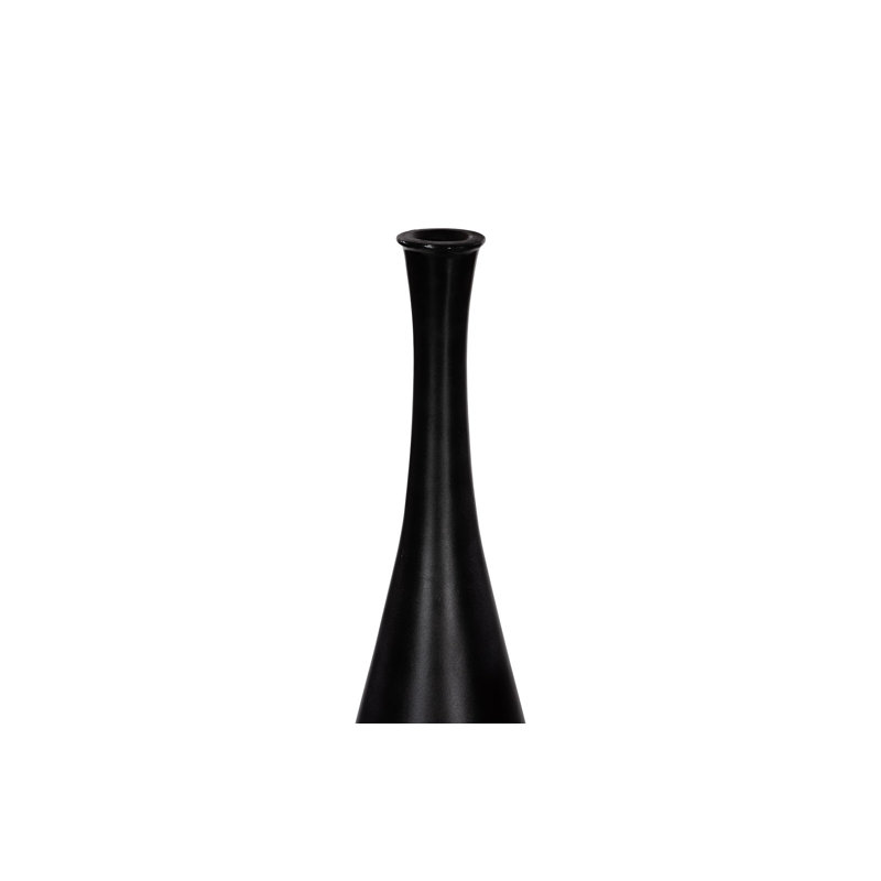 Trumpet Vase, Large, Matte Black, 44" H x 8" W x 8" D