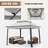 11 Ft. W x 11 Ft. D Pop Up Canopy Patio Gazebo with Mesh Wall-94240914