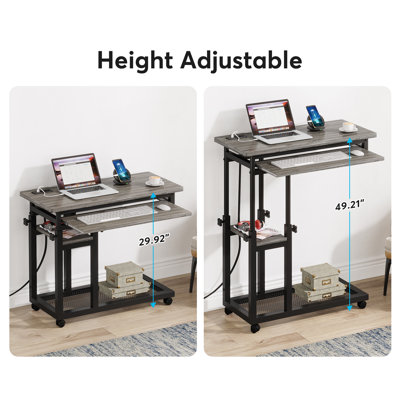 Granton Height Adjustable Computer Desk