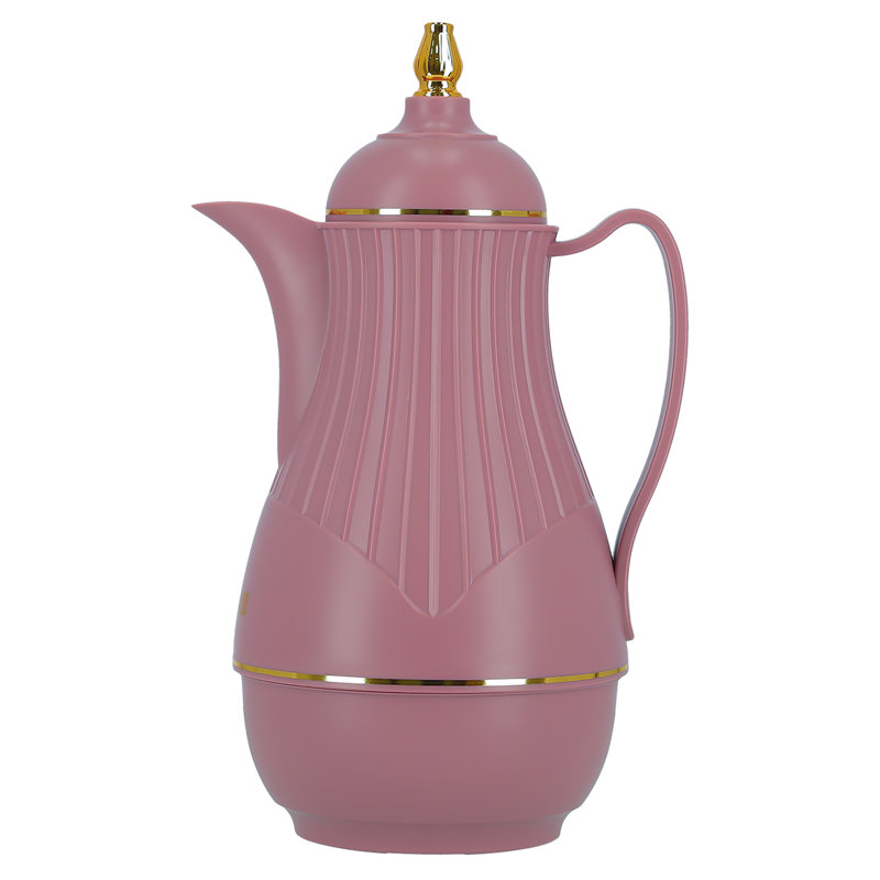 ROYALFORD Glass Vacuum Flask | Vacuum Insulated Tea Carafe 1000ML | Heat & Cold Retention, Thermal Insulated Airpot | Insulated jug Preserves Flavor & Freshness, Household Office Kettle Jug