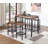 Paez 4 - Person Four Leg Base Dining Set