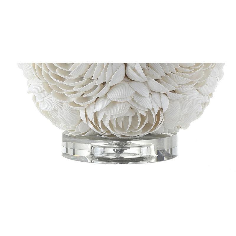 Lampe de table 24 po blanc cassé avec abat-jour tambour blanc cassé