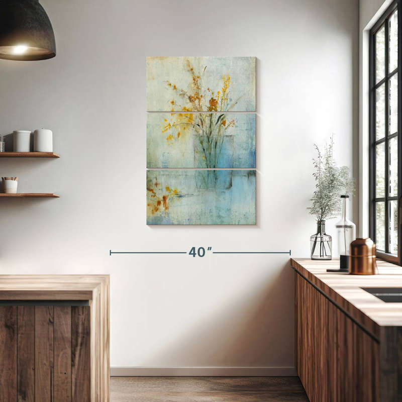 Avery Blue Container I, 38" H x 24" W