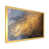 Impression dorée sur toile encadrée