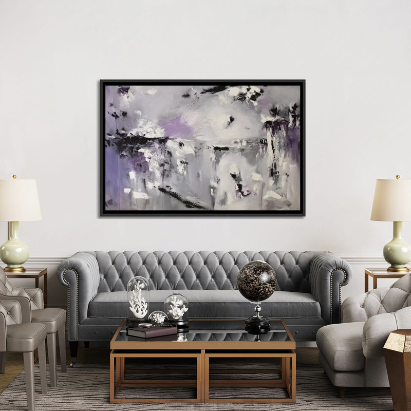 « harmonieuse sounds », impression sur toile, H 18 po x l 26 po x P 1,5 po, Toile avec cadre noir, Pas de tapis