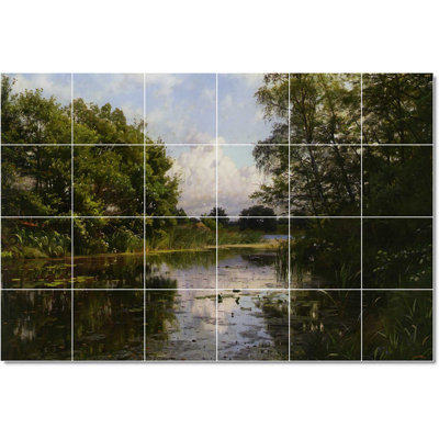 Carreau de céramique décorative 36 po x 24 po 6 po x 6 po
