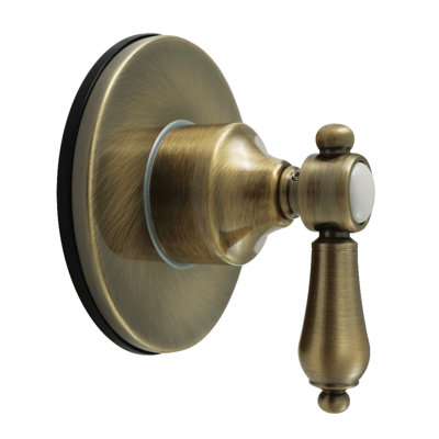 Valve de dérivation à six poignées à poignée unique Kingston Brass Heirloom