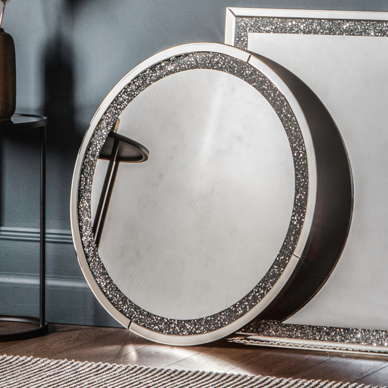 Burrell Glass Flat Wall Mirror
