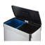 Qualiazero 16 Gallon Stainless Steel Multi-Compartment Recycling Bin-95422393