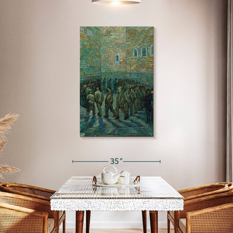 Leisha Prisoners Exercising, 45" H x 30" W