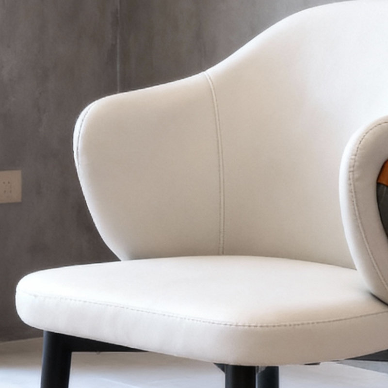 Chaises de salle à manger ergonomiques, cuir synthétique, design moderne pour la maison et la cuisine