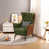 Green/Orange Faux Leather