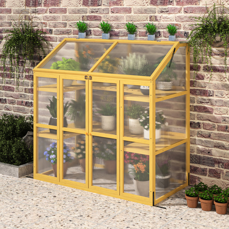 Remise rustique en bois pour serre