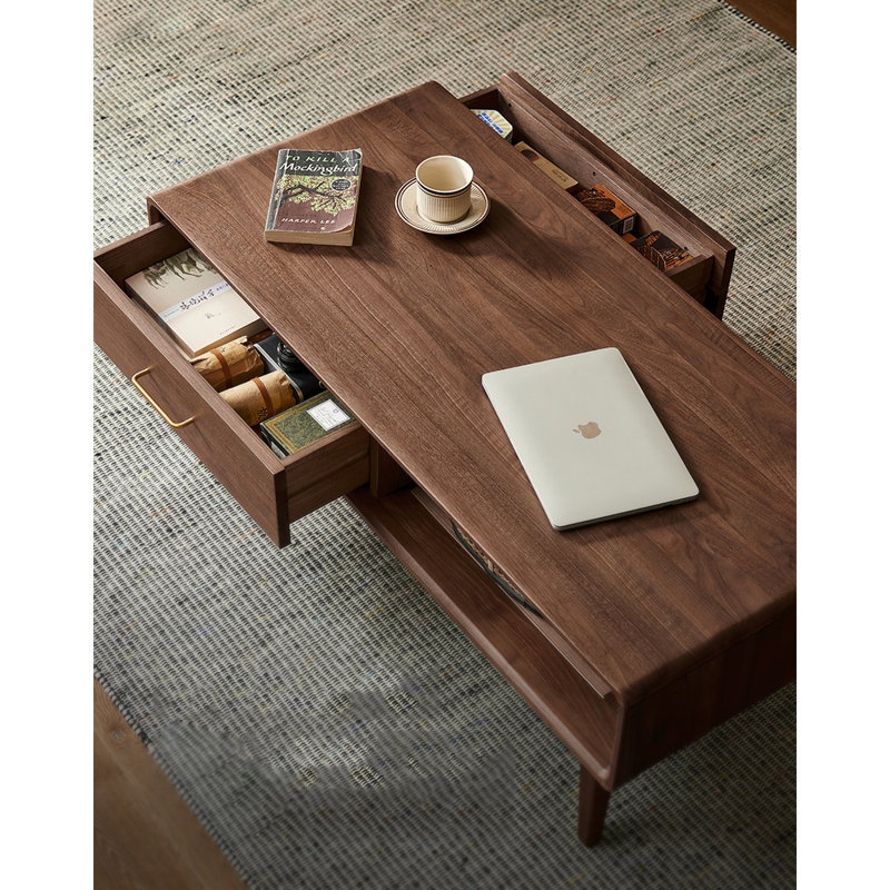 Table basse de style rétro américain