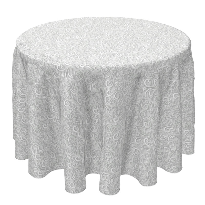 Clairence Round Cotton Twill Tablecloth