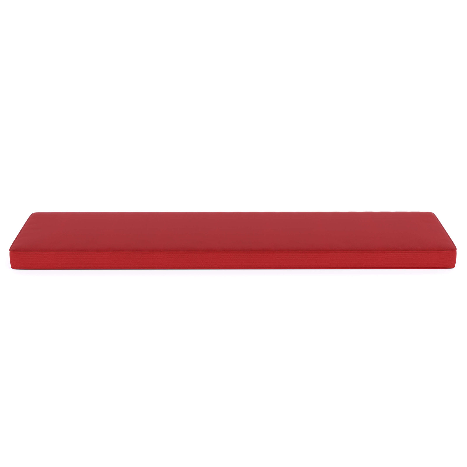 Jayapura Sunbrella® Seat Cushion, Canvas Jockey Red Sunbrella® Canvas, 65" W x 18" D