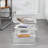 Giesa Transparent Book Shelf Acrylic Personality Side Table,S Shaped Acrylic Side Table-71659725