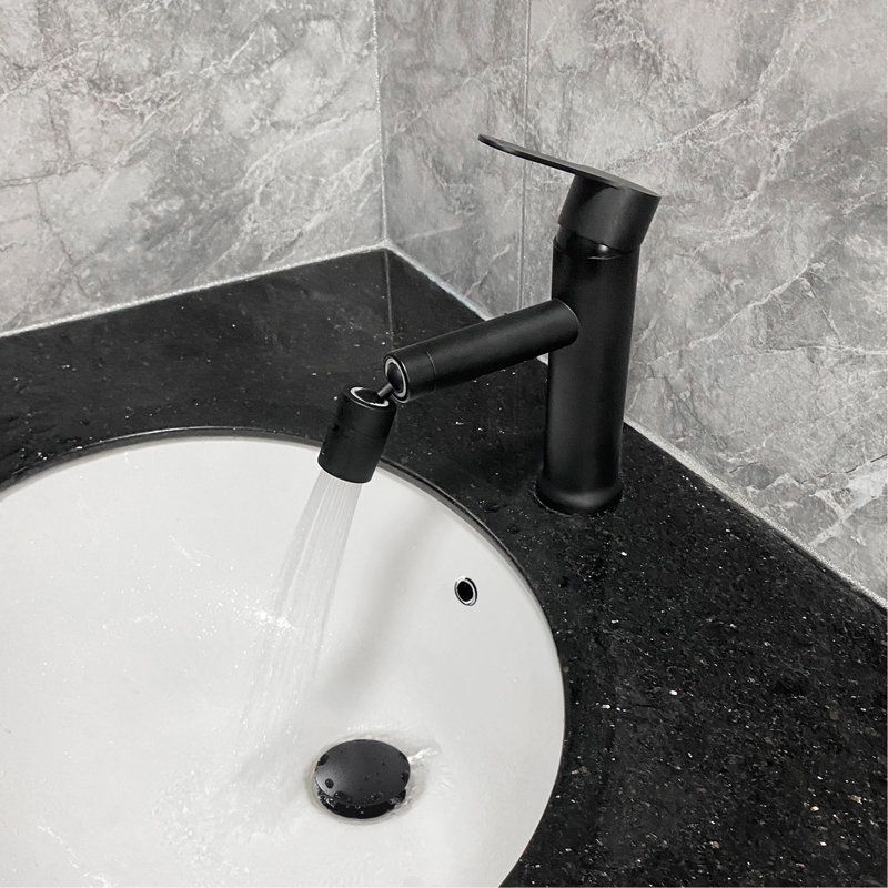 Single Handle Bathroom Sink Faucet,Pop-Up Drain with Overflow