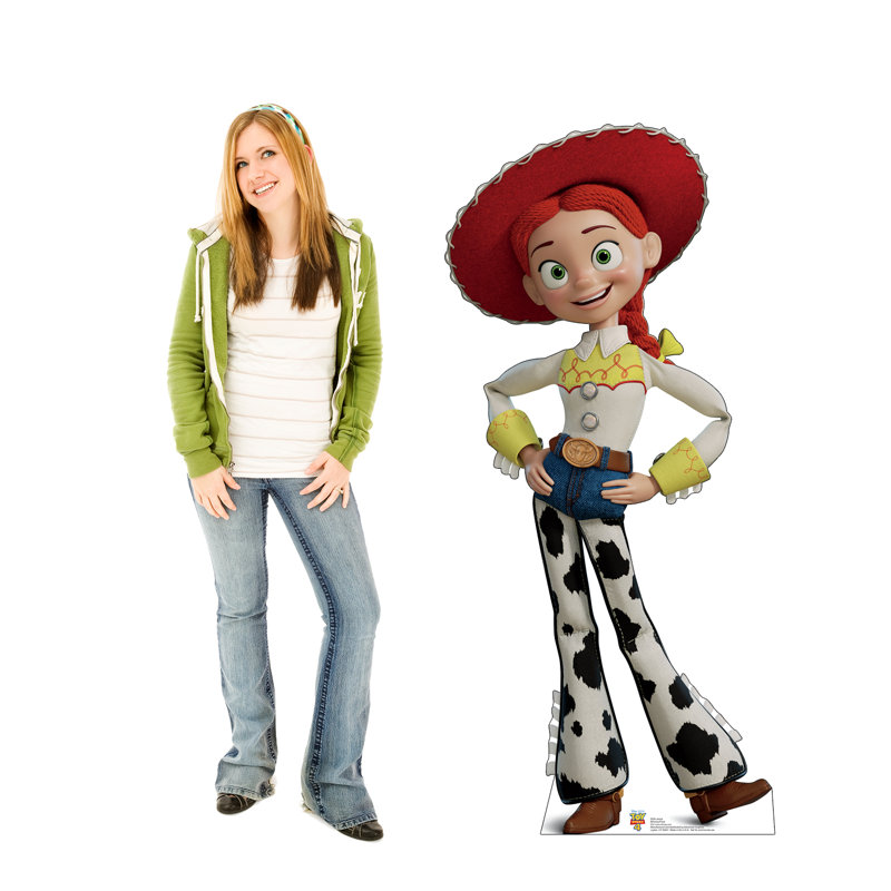 Accroche en carton 4 jouets jessie disney/pixar