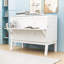 Lit escamotable en bois avec port USB et double bureau-698347378-698347379