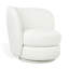 Forme Swivel Chair Boucle Swivel Armless Chair-1234210435