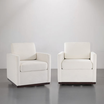 Upholstered Swivel Armchair