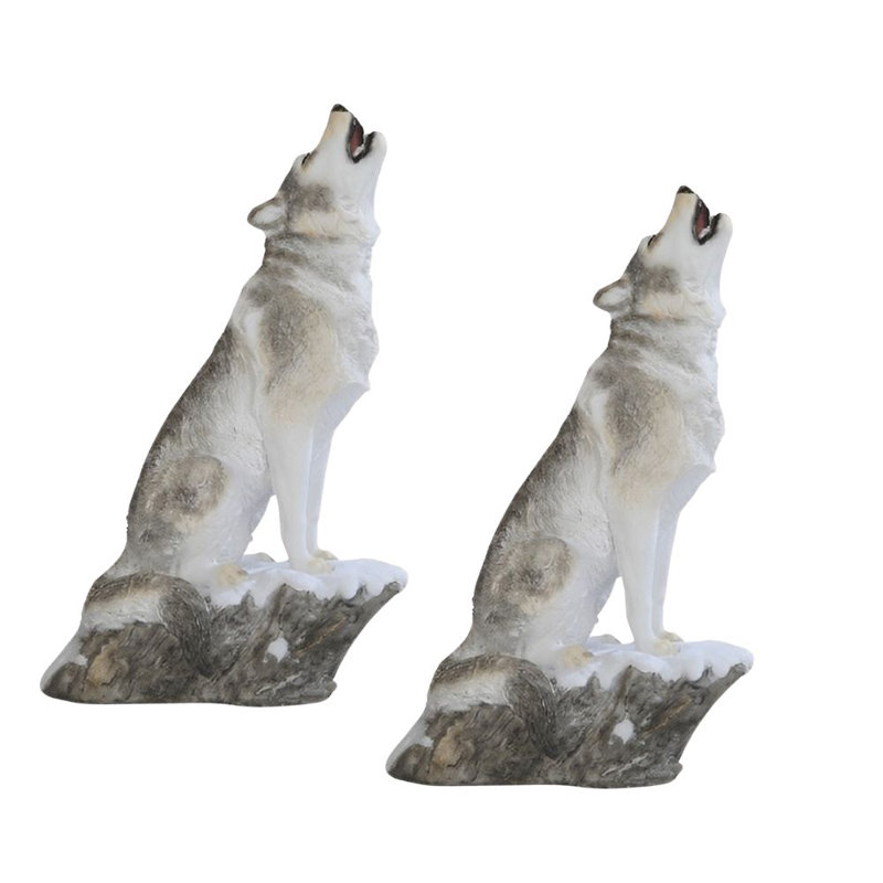 "Ensemble de 2 pièces" ICE ARMOUR 9 "Figurine loup Hurlant